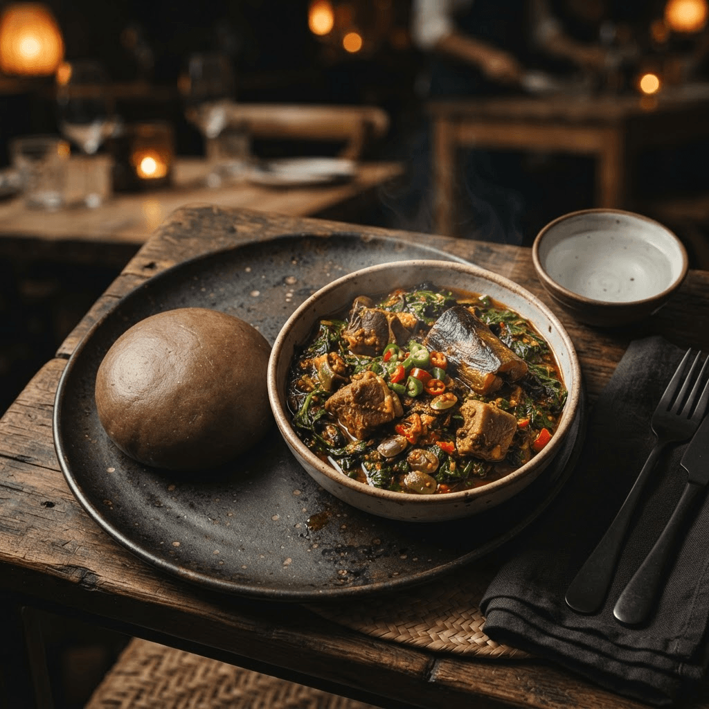 Nigerian Swallow Plate